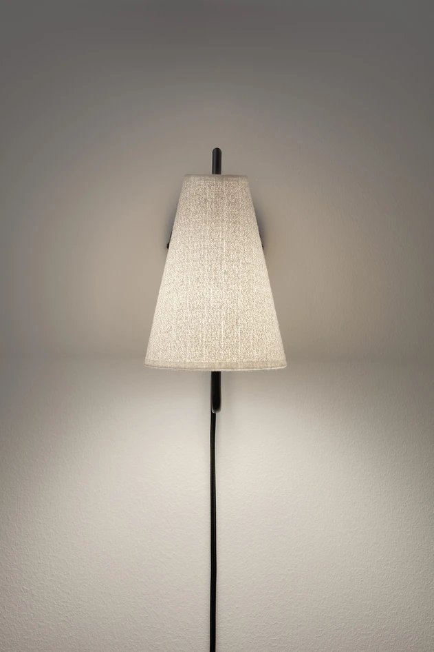 Lou - Vägglampa, B14 H28 cm - Vit