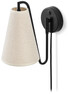 Lou - Vägglampa, B14 H28 cm - Vit