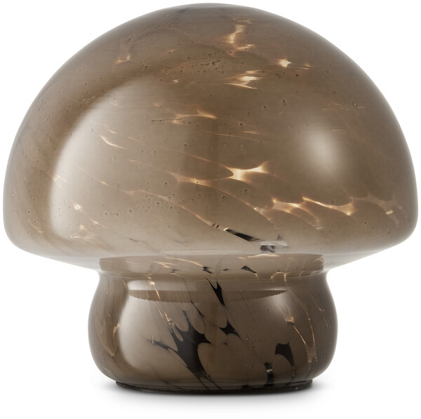 Pixie - Prydnadsföremål med LED-belysning, H13,5 Ø15 cm - Brun