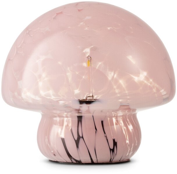 Pixie - Prydnadsföremål med LED-belysning, H13,5 Ø15 cm - Rosa