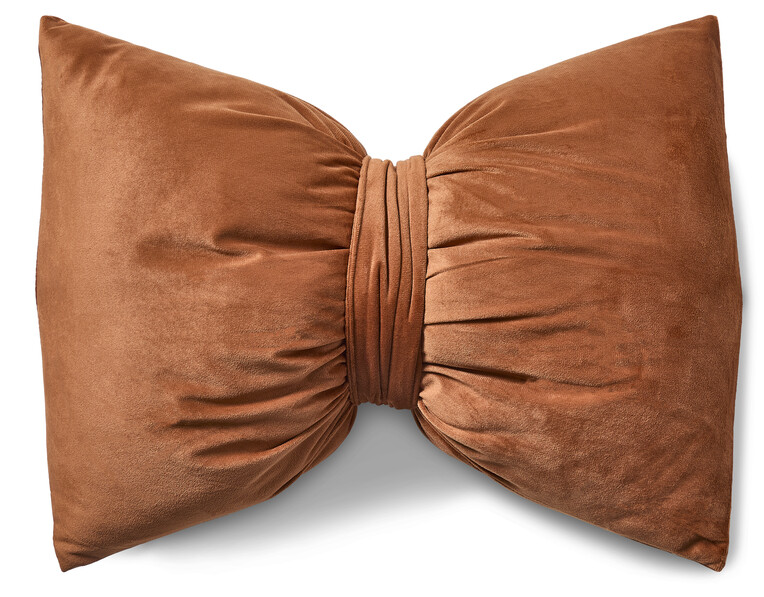 Gabrielle Bow - Prydnadskudde, B35 L50 cm - Orange