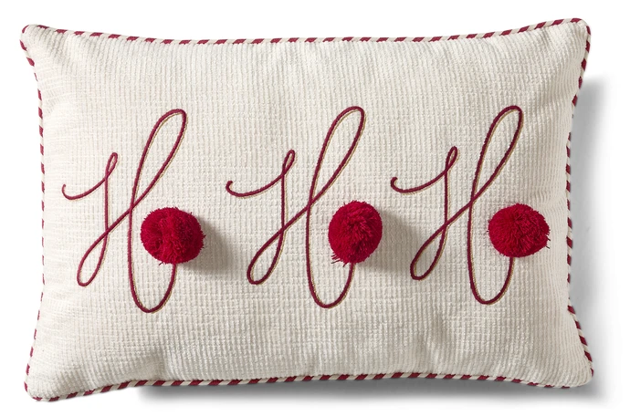 Ho Ho Ho, Prydnadskudde, 40x60 cm