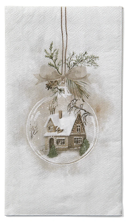 Winter - Servett, 33x40 cm, 20-pack - Beige