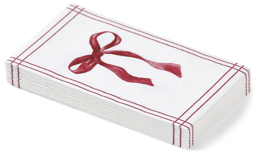 Rosett - Servett, 33x40 cm, 20-pack - Röd