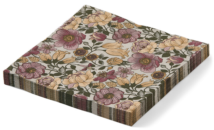 Alisa - Servett, 33x33 cm, 20-pack - Rosa