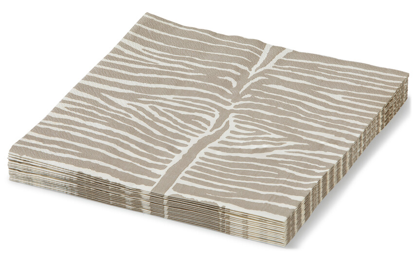 Zanzibar - Servett, 33x33 cm, 20-pack - Beige