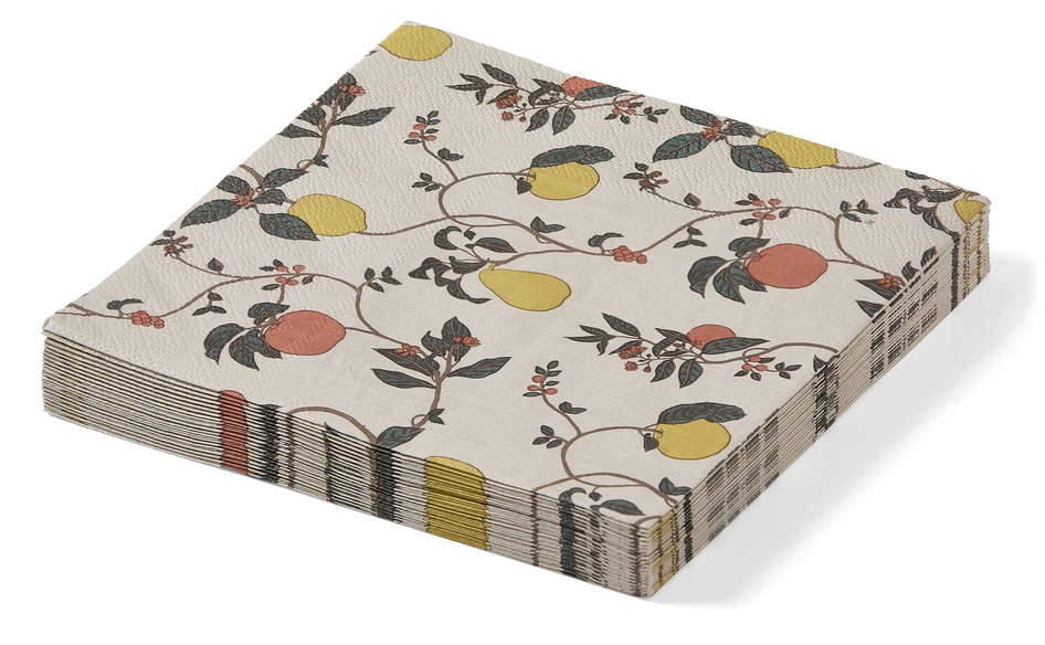 Limonata - Servett, 33x33 cm, 20-pack - Flerfärgad