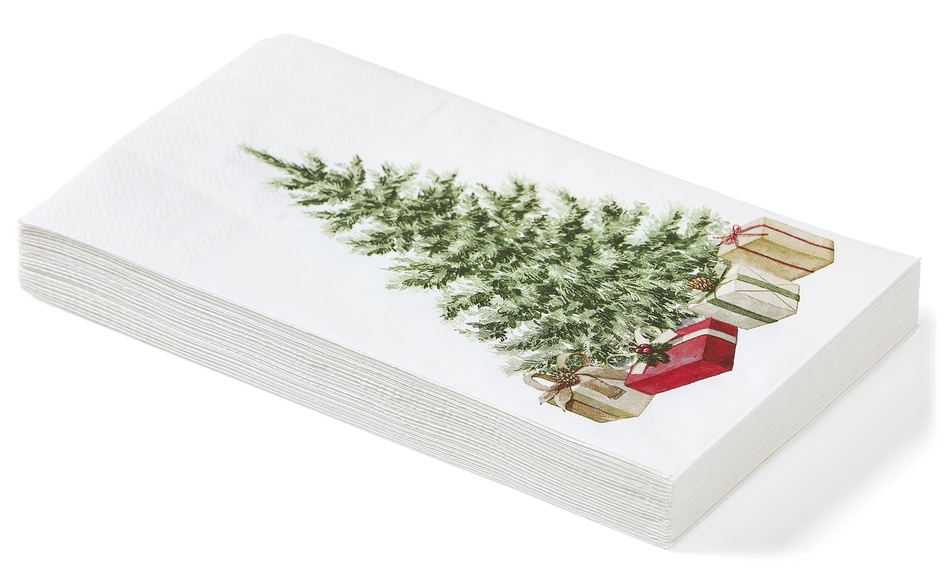Tree - Servett, 33x40 cm, 20-pack - Grön