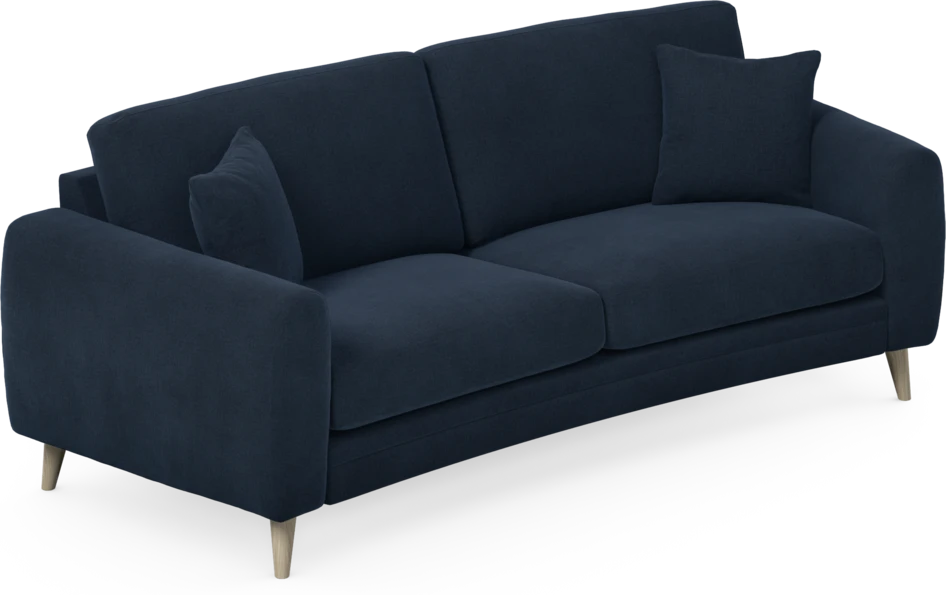 Eden - 2,5-sits soffa svängd - Blå