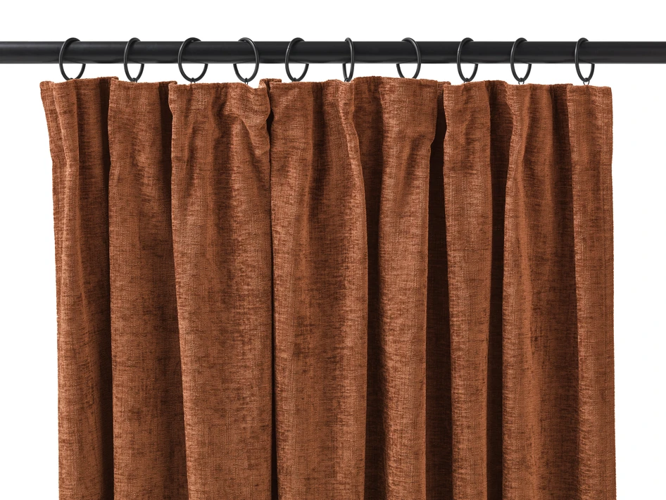 Carla - Gardin, 1-pack, 290x300 cm - Orange