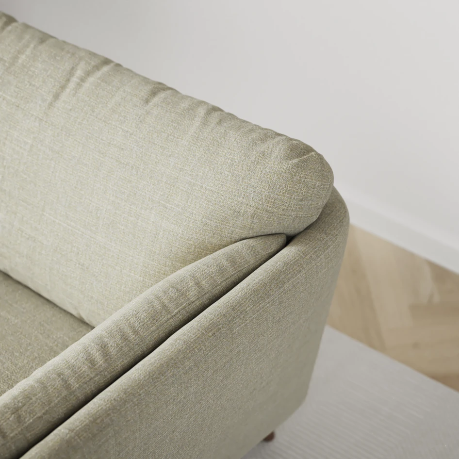 Madison Lux - 2-sits soffa med divan vänster och schäslong höger - Grön