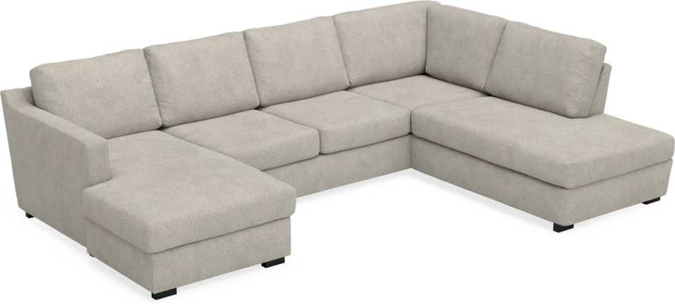 Friday - 3-sits soffa med schäslong vänster och divan höger - Beige