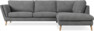 Madison Lux - 3-sits soffa med divan höger - Vit