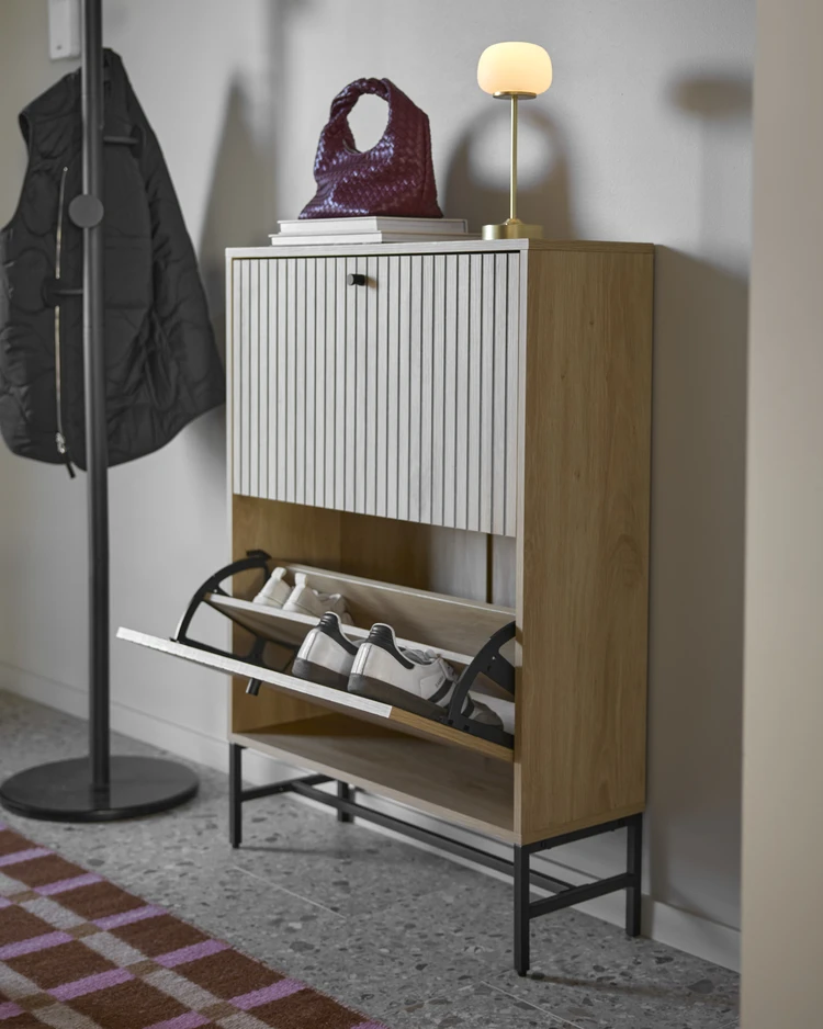 Tino - Skoskåp, 2 lådor 72x25x101 cm - inspiration