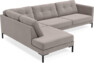 Rio - 3-sits soffa med divan vänster - Grå