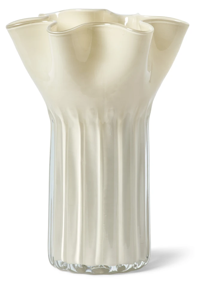 Anastasia - Vas, H 27,5 Ø 19,5 cm - Beige