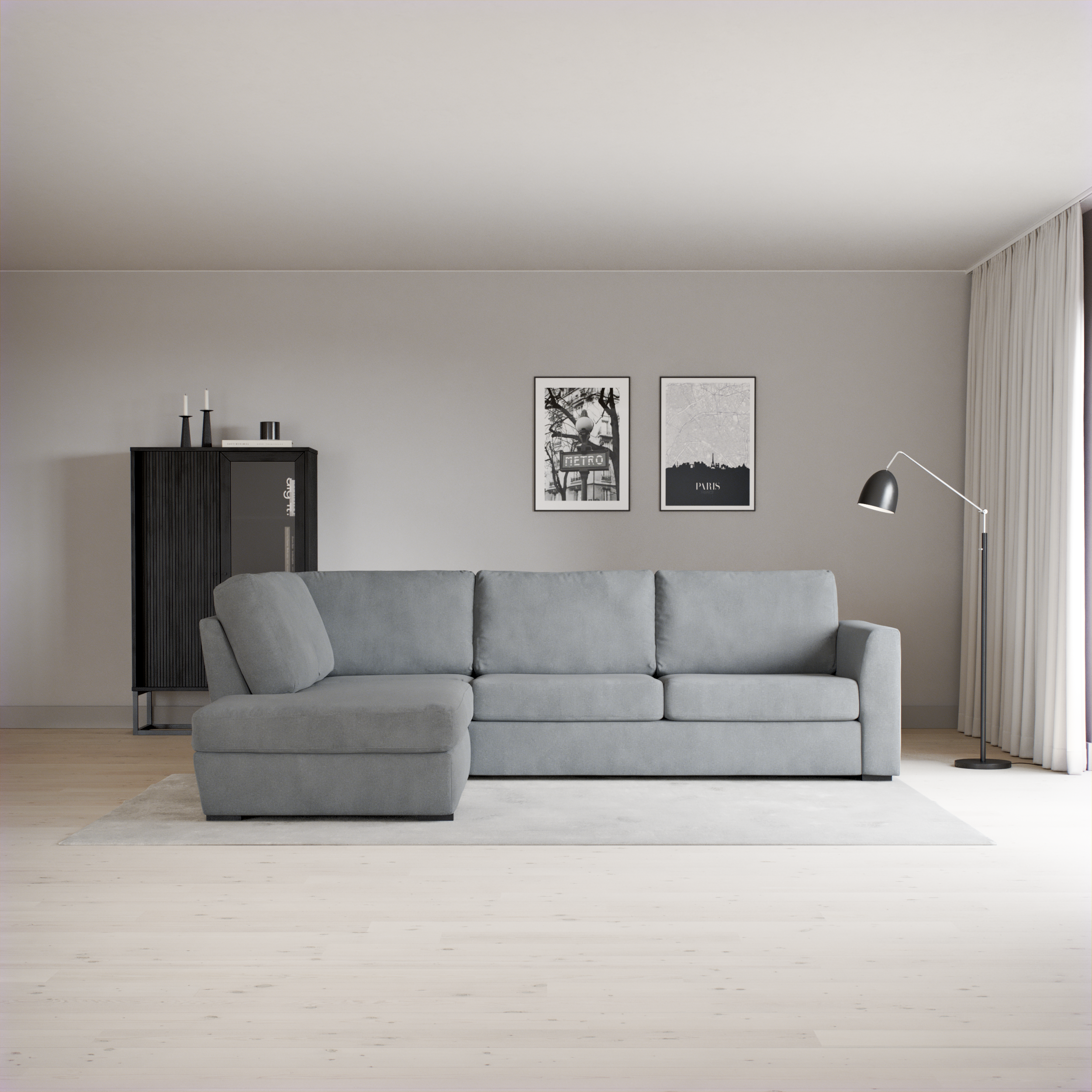 Friday - 2,5-sits soffa med divan vänster - inspiration