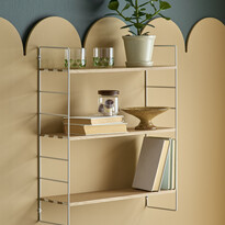 Wera - Vägghylla byggbar med 3 hyllplan, 60x18x69,4 cm - inspiration