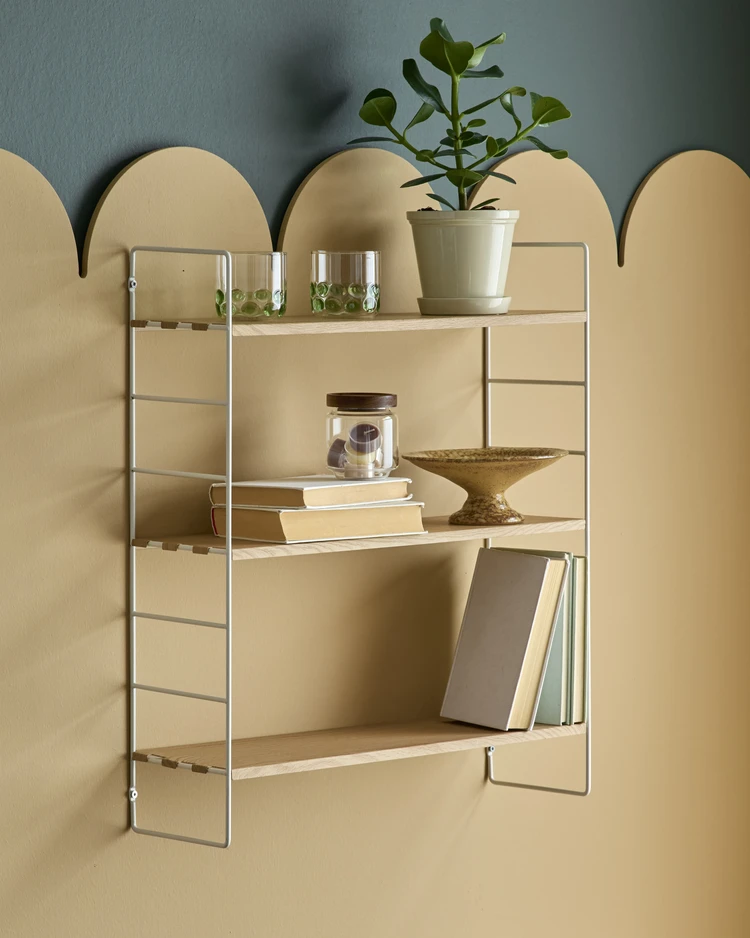 Wera - Vägghylla byggbar med 3 hyllplan, 60x18x69,4 cm - inspiration