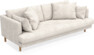 Harper - 3-sits soffa, hel dyna - Beige