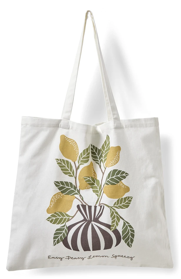 Easy Peasy - Shoppingpåse - Vit