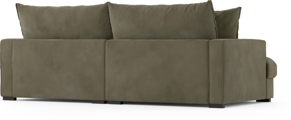 Rossi - 3-sits soffa, hel dyna - Grön