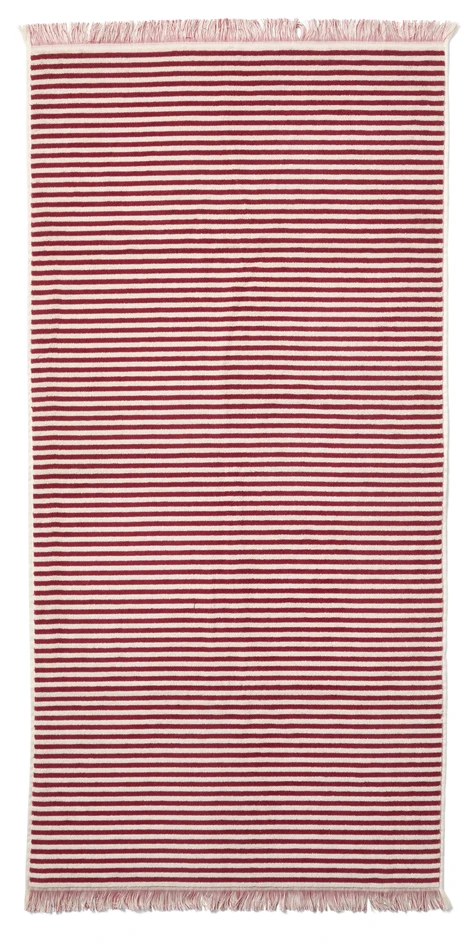 Tofta - Badhandduk, 70x140 cm - Röd