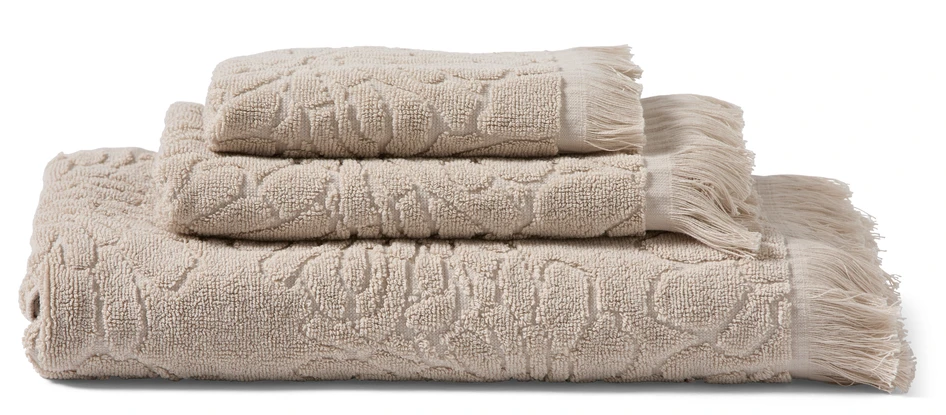 Agnes - Handduk, 50x70 cm - Beige