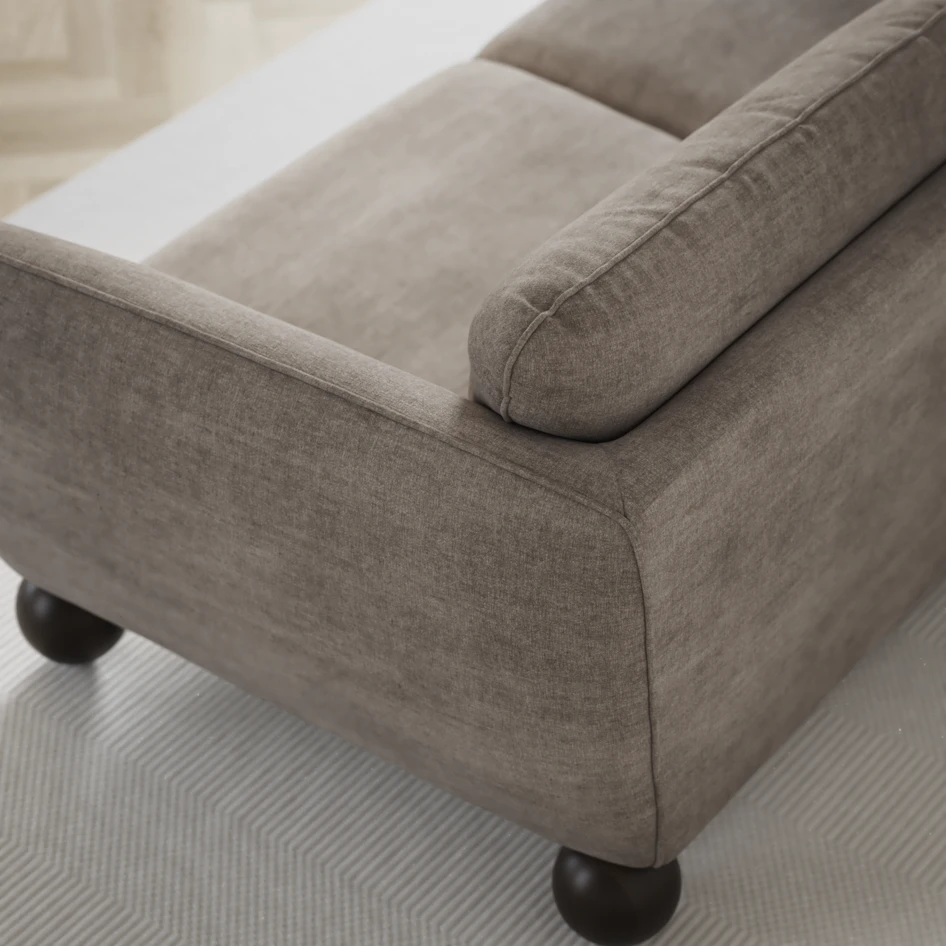 Madison Lux - Hörnsoffa med schäslong höger - Beige