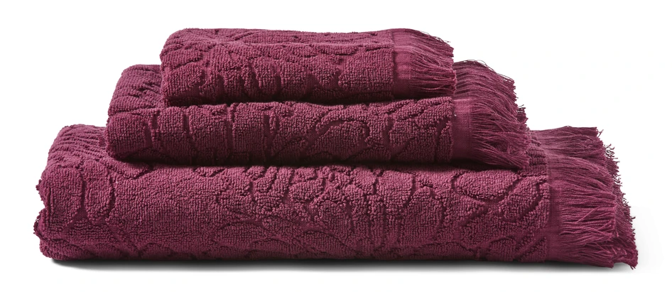 Agnes - Badhandduk, 70x140 cm - Röd