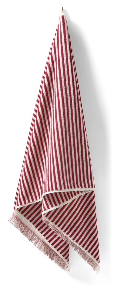 Tofta - Badhandduk, 70x140 cm - Röd