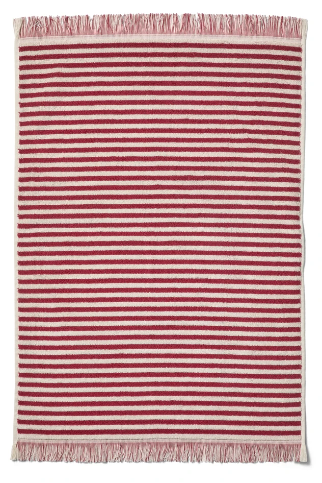 Tofta - Handduk, 50x70 cm - Röd