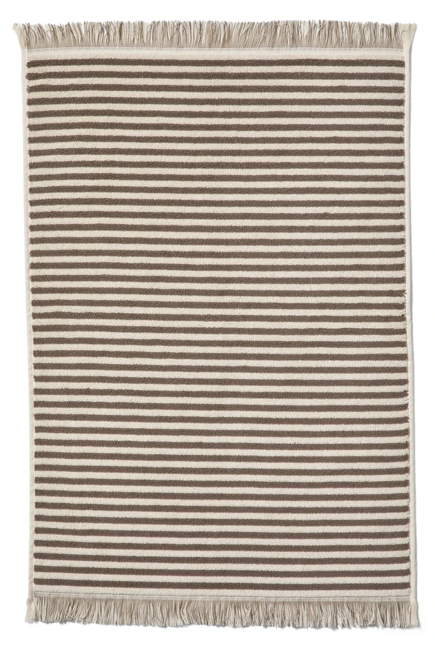 Tofta - Handduk, 50x70 cm - Brun