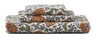 Melina - Gästhandduk, 2-pack, 30x50 cm - Orange