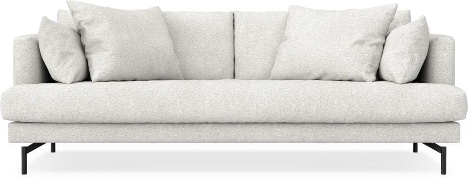 Harper - 3-sits soffa, hel dyna - Vit