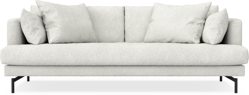 Harper - 3-sits soffa, hel dyna - Vit