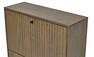 Tino - Skoskåp, 2 lådor 72x25x101 cm - Brun