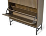 Tino - Skoskåp, 2 lådor 72x25x101 cm - Brun