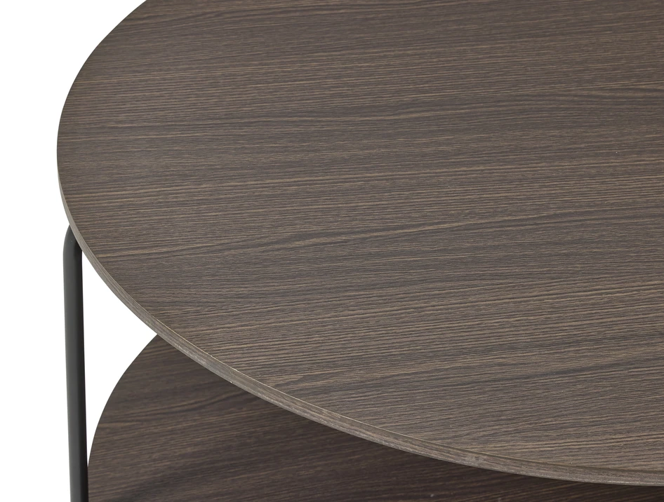 Eva - Soffbord Ø80 H45 cm - Brun