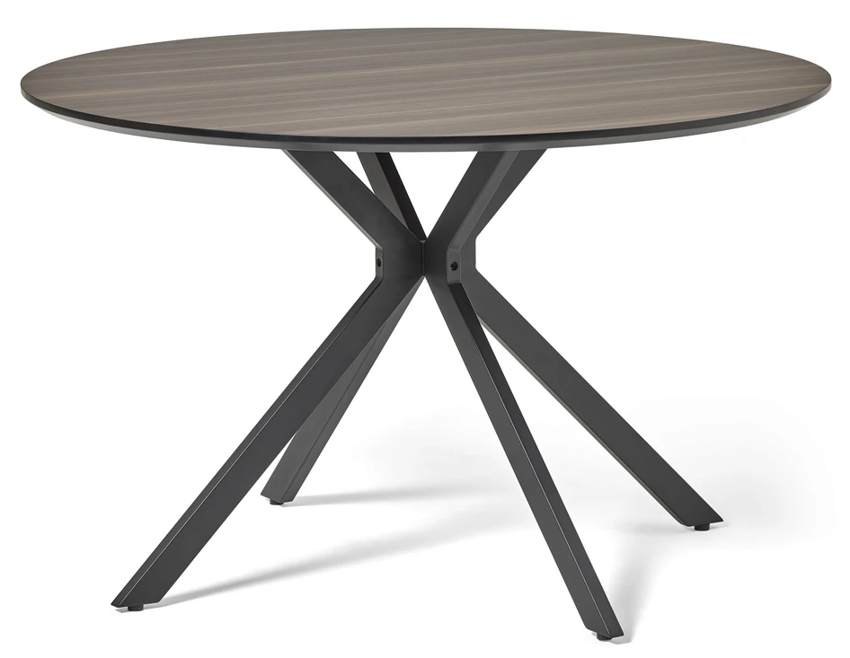 Leona - Matbord, Ø120 cm - Brun