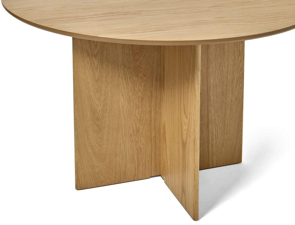 Cross - Matbord, Ø120 cm - Beige