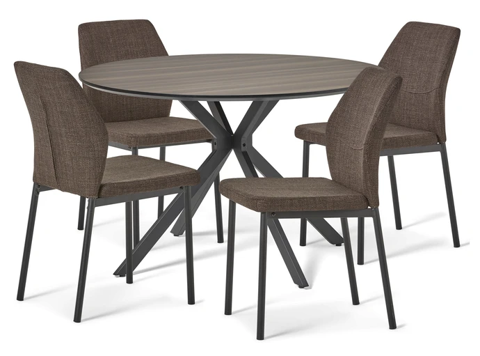 Leona, Matgrupp med 4 stolar Delta