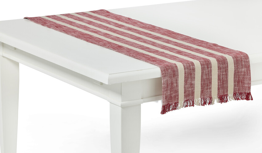Marion - Löpare, 35x120 cm - Röd