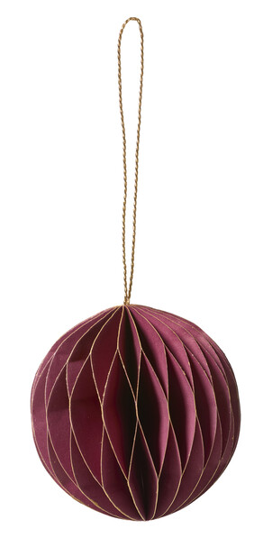 Bliss - Julgransdekoration, H 8 cm - Röd