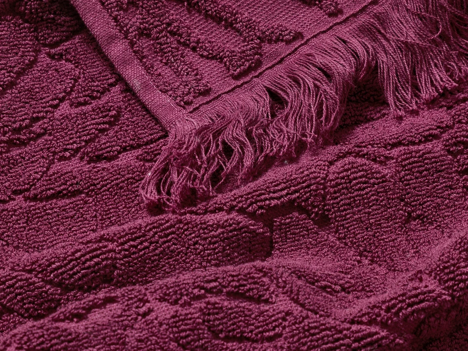 Agnes - Badhandduk, 70x140 cm - Röd