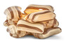 Polkagris - Ljuslykta, B 12 H 6 cm - Beige