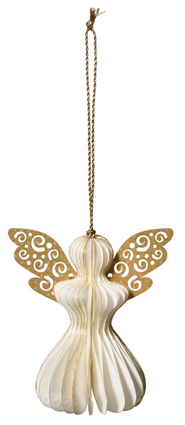 Ängla - Julgransdekoration, H8 cm - Vit