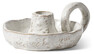 Barbro - Ljusstake, H 6 Ø 12,5 cm - Vit