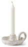 Barbro - Ljusstake, H 6 Ø 12,5 cm - Vit