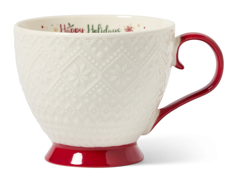 Snowflake - Mugg, H 9,5 Ø 11 cm, 44,5 cl - Röd